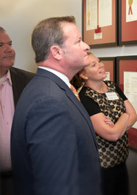 MassBio stops by to meet one of their newest members