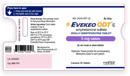 Evekeo® ODT  (amphetamine sulfate)